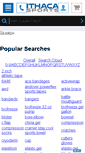 Mobile Screenshot of ithacasports.commerce-search.net